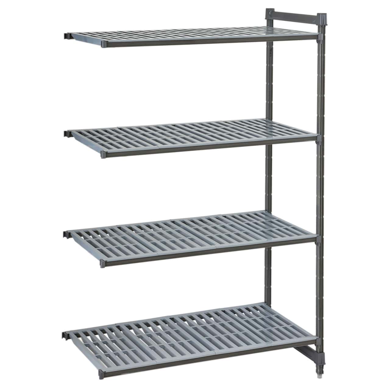 CAMBRO | Camshelving® - Basics Plus Anbauregal - mit geschlitzten Regalböden