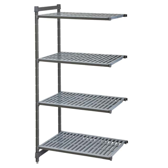 CAMBRO | Camshelving® - Basics Plus Anbauregal - mit geschlitzten Regalböden