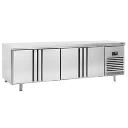 Bäckereikühltisch Premium PLUS - 2752x800mm - mit 4 Türen