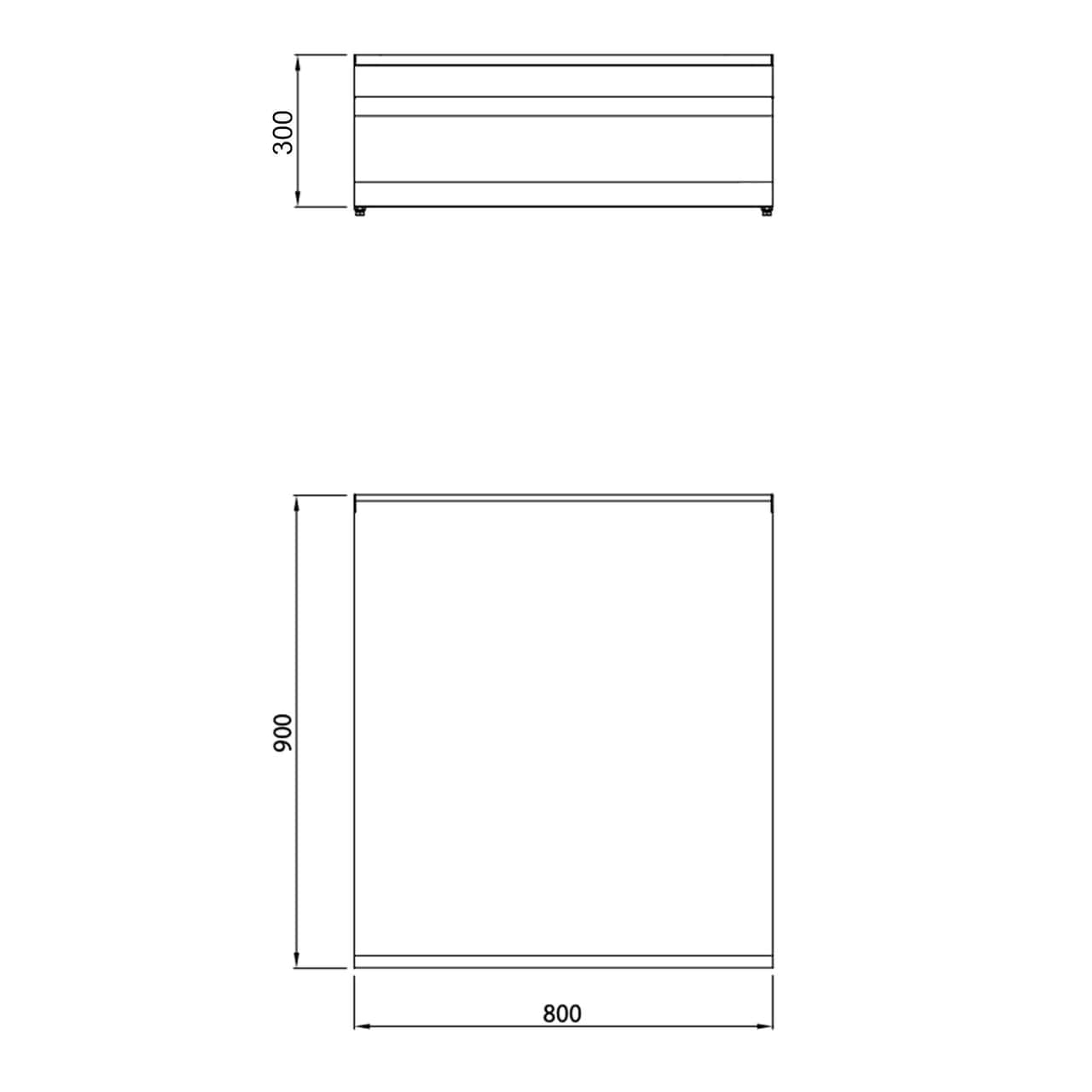 Neutrální prvek - 800 mm