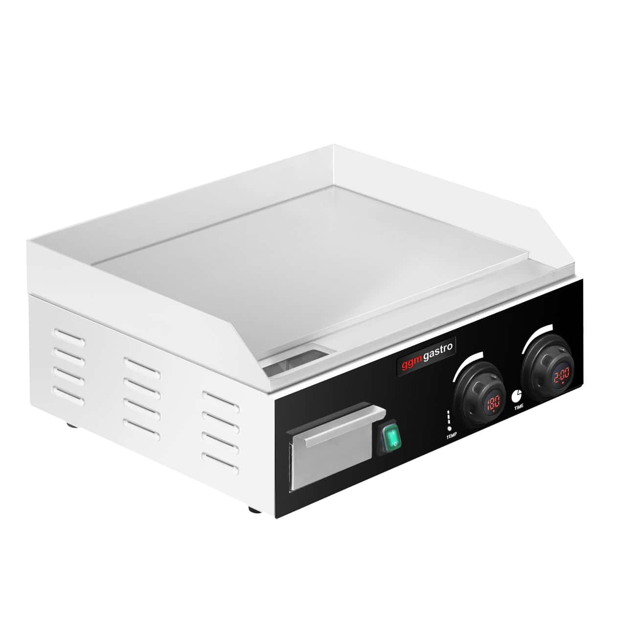 Elektrogrill Bratplatte - 2,2KW - Glatt - digitales Display