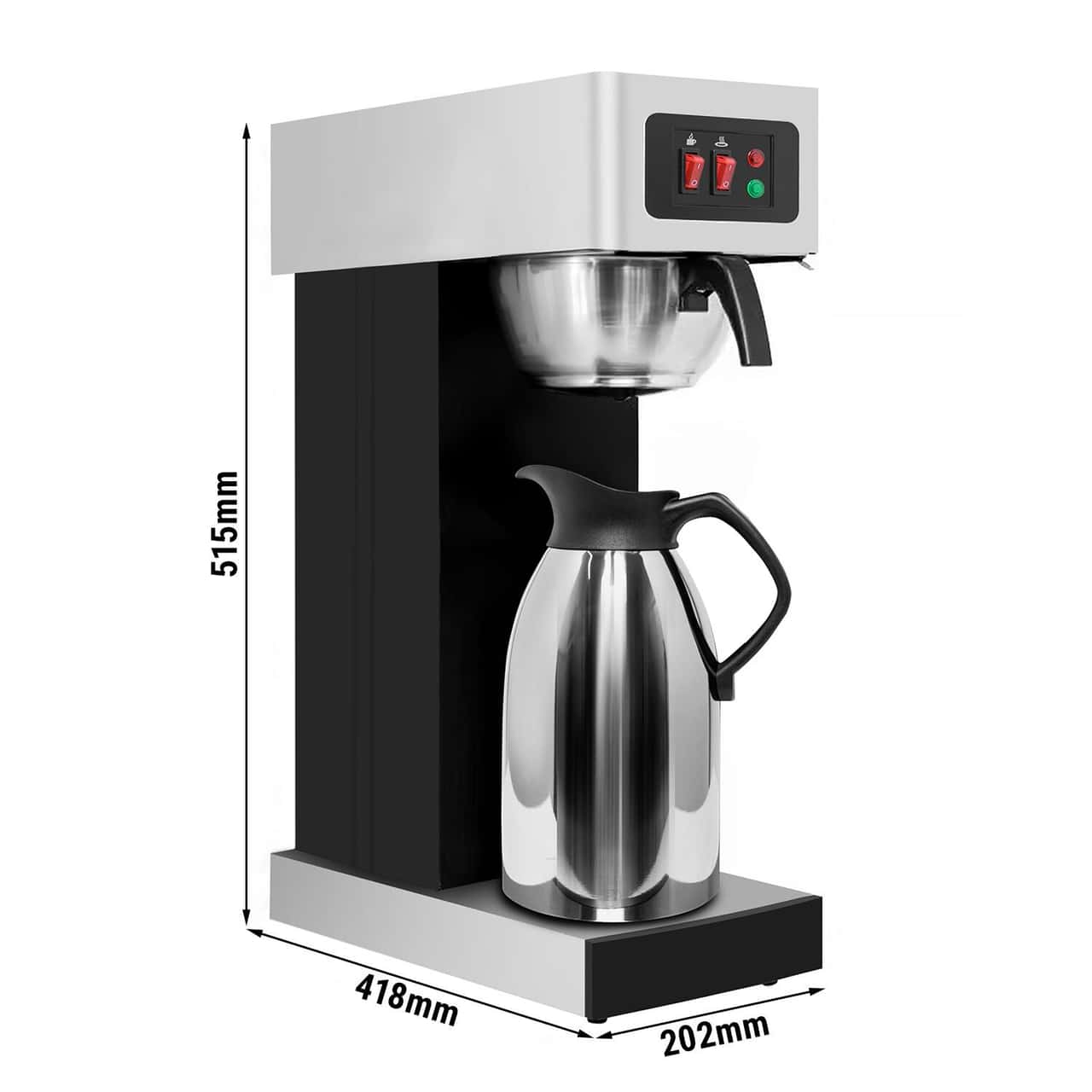 Filterkaffeemaschine - 2,2 Liter  - 1,9 kW - inkl. Isolierkanne