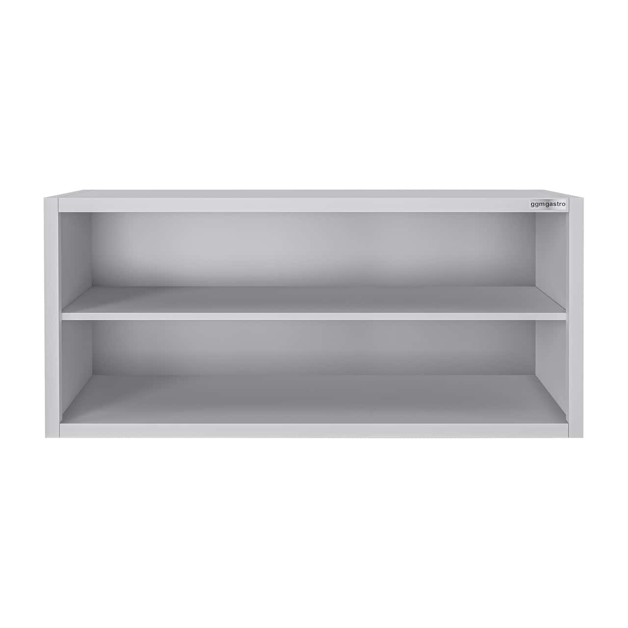 Edelstahl Wandhängeschrank ECO - 1400x400mm - ohne Schiebetür - 650mm hoch