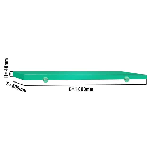 Schneideplatte für Arbeitstisch - 1000x600mm - Grün