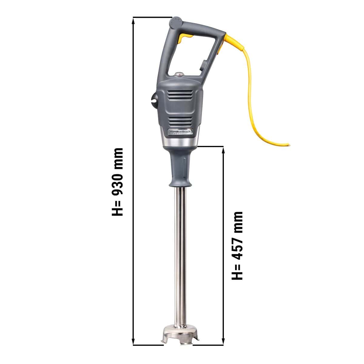 HAMILTON BEACH | BigRig™ HMI018 - Hand blender incl. 457mm mixing rod - 1 kW - speed infinitely variable