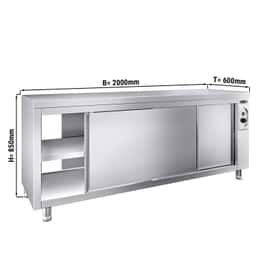 Wärmeschrank PREMIUM - 2000x600mm - mit Durchreiche