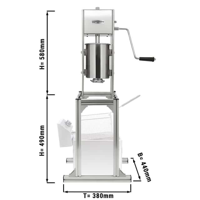 Churro Maschine - 3 Liter - inkl. Untergestell