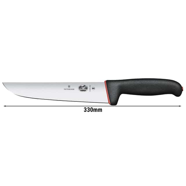 VICTORINOX | FIBROX DUAL GRIP - Schlachtmesser - Klinge: 200mm