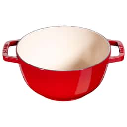 STAUB | SPECIALITIES - Fondue Set - Ø 200mm - Gusseisesn -Kirsch-Rot