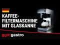 Filterkaffeemaschine - 1,7 Liter - 2kW - mit Glaskanne & 2 Warmhalteplatten