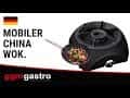 Mobiler China Wok - Ø 460 mm - 10 kW