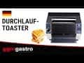 Durchlauftoaster - 3,85 kW