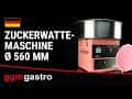 Zuckerwattemaschine - Ø 520mm - 950 Watt - Rosa