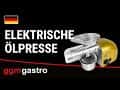 Elektrische Ölpresse - Grau - 1,8 kW