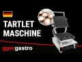 Professionelle Tartlet-Maschine - ohne Platten