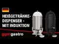 Heißgetränke-Dispenser - mit Induktion - Chrom