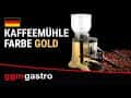 Kaffeemühle - Gold - 2kg - 356 Watt - 77dB