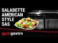 Saladette American Style PREMIUM - 1230mm - 396 Liter - 2 Türen - inkl. 12x GN 1/6 Behälter