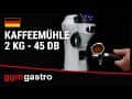 Kaffeemühle - Weiß - Touch - 2kg - 356 Watt - 45dB