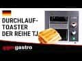 Durchlauftoaster - 1,3 kW - mit 2 Heizzonen