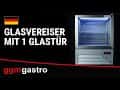 Glasvereiser / Glas Froster - 52,5 Liter - mit 1 Glastür