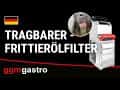 VITO | Tragbarer Frittierölfilter - 100 Liter/Minute - für ab 20 Liter Fritteusen