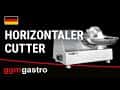 Horizontaler Cutter - 5,5 Liter - 550 Watt - 230 Volt - 1450rpm