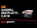 Gasgrill Bratplatte - 5,5 kW