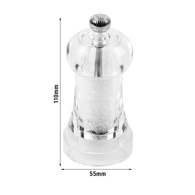(6 Kusů) PEUGEOT | TOUL - Mlýnek na sůl - akryl - 110mm
