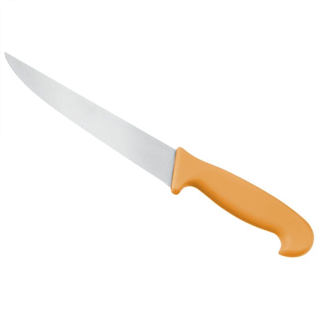Špičatý nůž žlutý 21cm