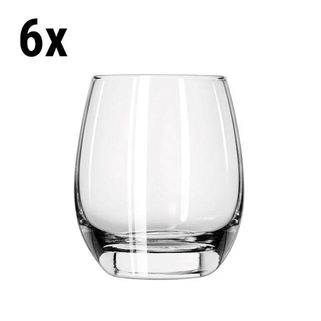 (6 Kusů) Univerzální sklenice na pití - VENICE - 330 ml - transparentní