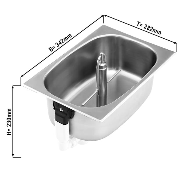 Sprcha na nádoby a sklenice s funkcí automatického zastavení vody