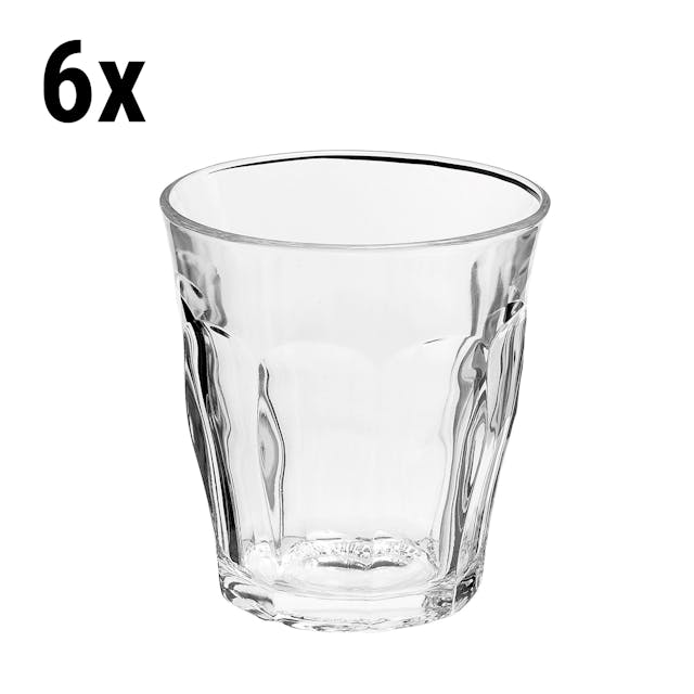 (6 Kusů) Duralex univerzální sklenice na pití - ISTANBUL - 250 ml - transparentní