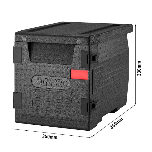 CAMBRO | CAM GOBOX® Toploader pizza box s horním plněním - 350x350x330mm - černý
