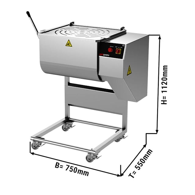 Electric meat mixer - 50 kg