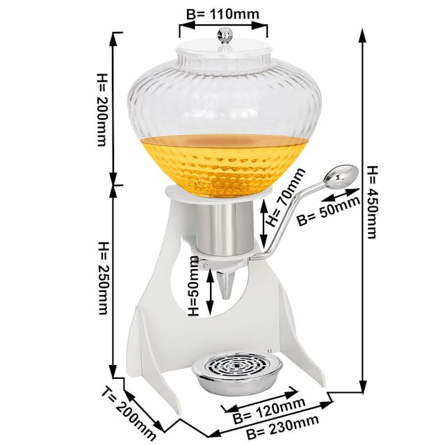 Honey dispenser - White