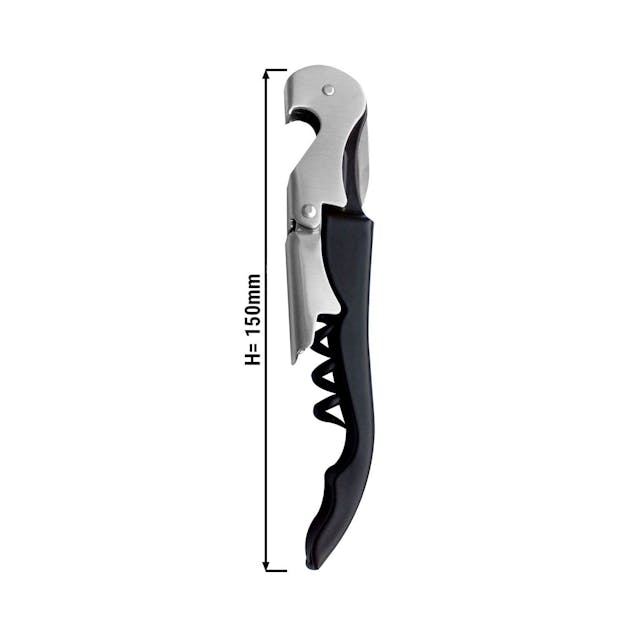 (6 Kusů) Číšnický nůž - Bar Professional - 12 cm - černý