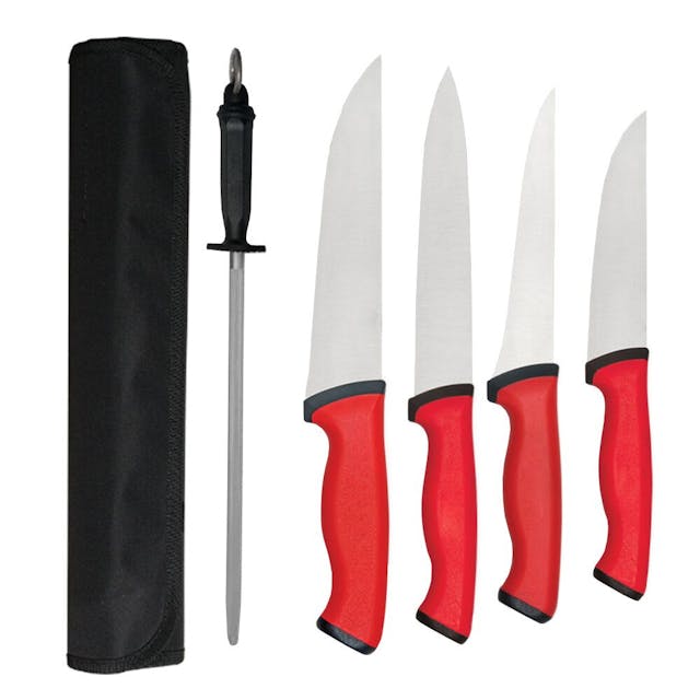 Knife set Duo Professional with roll bag - 5 pieces