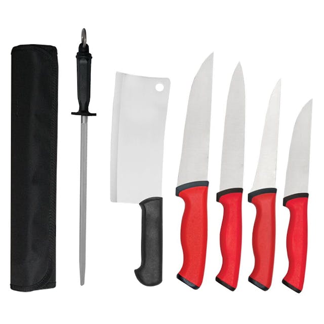 Knife set Duo Professional with roll bag - 6 pieces