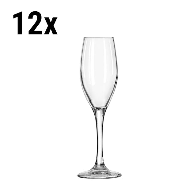 (12 Kusů) PERCEPTION - Sklenice na šampaňské - 17cl - transparentní