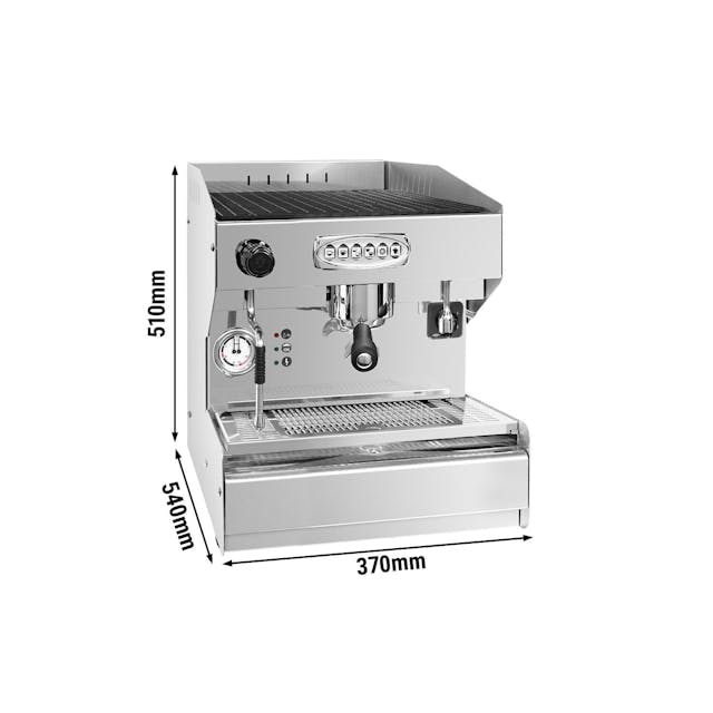 Pákový kávovar "Allegro" - 1 skupina - se systémem preinfuze