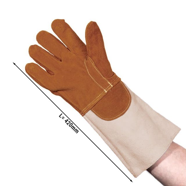 Kožené rukavice do trouby - do 300 °C
