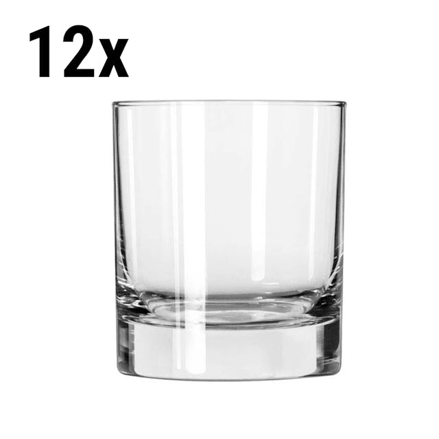 (12 Kusů) Univerzální sklenice na pití - CHICAGO - 303 ml - transparentní