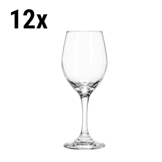 (12 Kusů) PERCEPTION - Sklenice na víno - 32,5 cl - transparentní