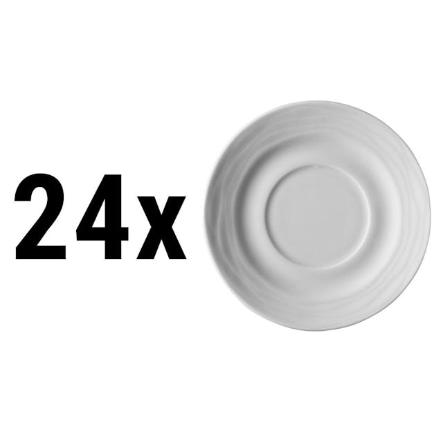 (24 pieces) SEA WAVE - Coffee/tea saucer	