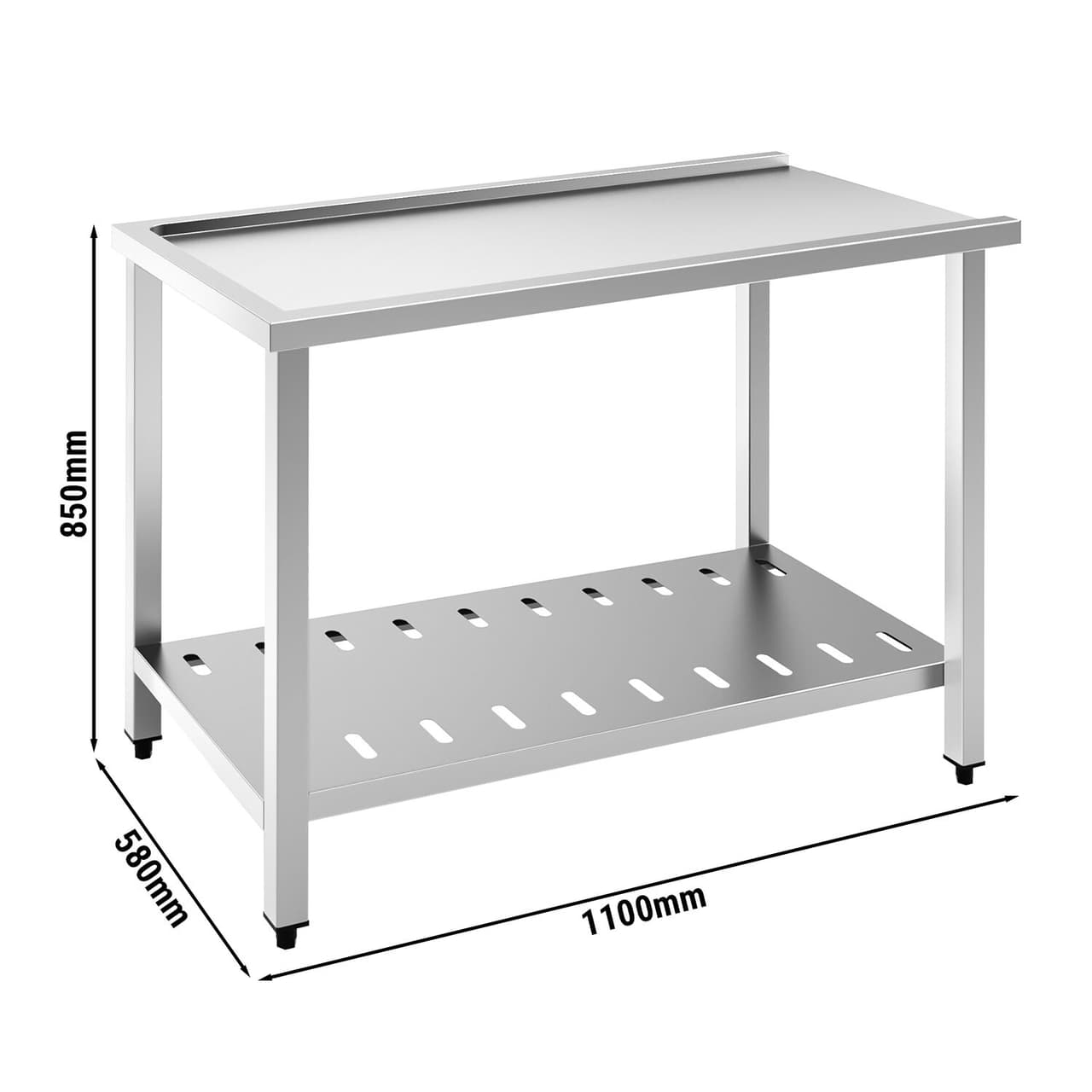 Výdejní stůl - 1100 mm - nástavba vlevo - pro DSHI1080WD