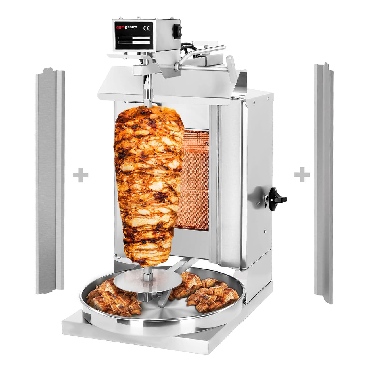 Gril na gyros / kebab - 1 hořák - max. 5 kg