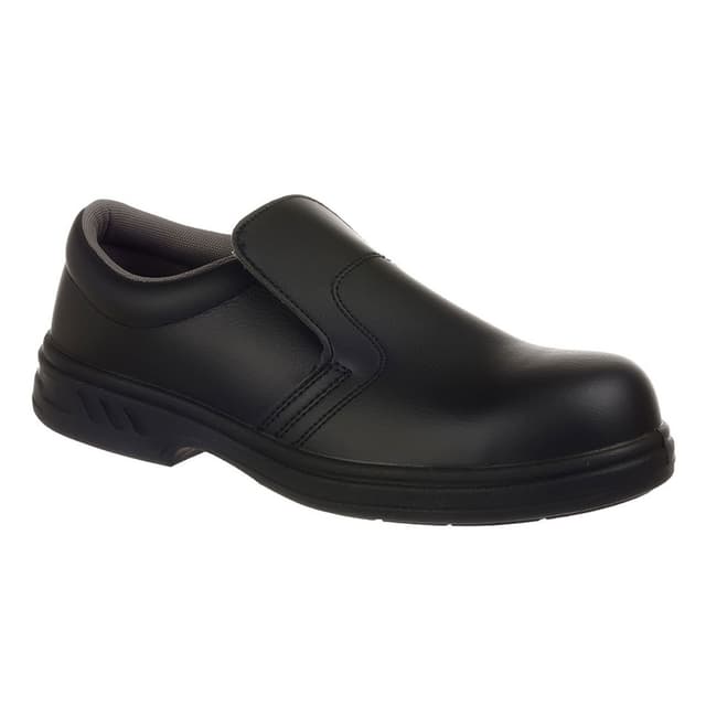 Steelite safety slippers - Black - Size: 34	