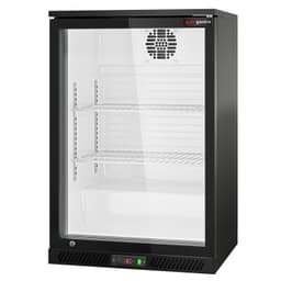 Barkühlschrank - 600mm - 126 Liter - mit 1 Glasflügeltür - Schwarz