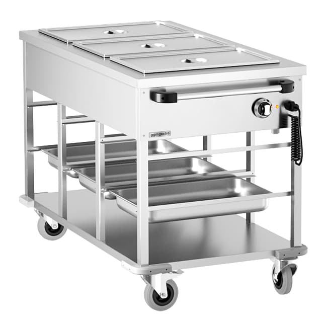 Termo vozík Bain Marie - 3 x GN 1/1